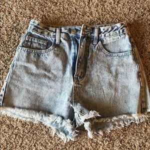 SHEIN Jean shorts. Size xs. Fits more like a One.
